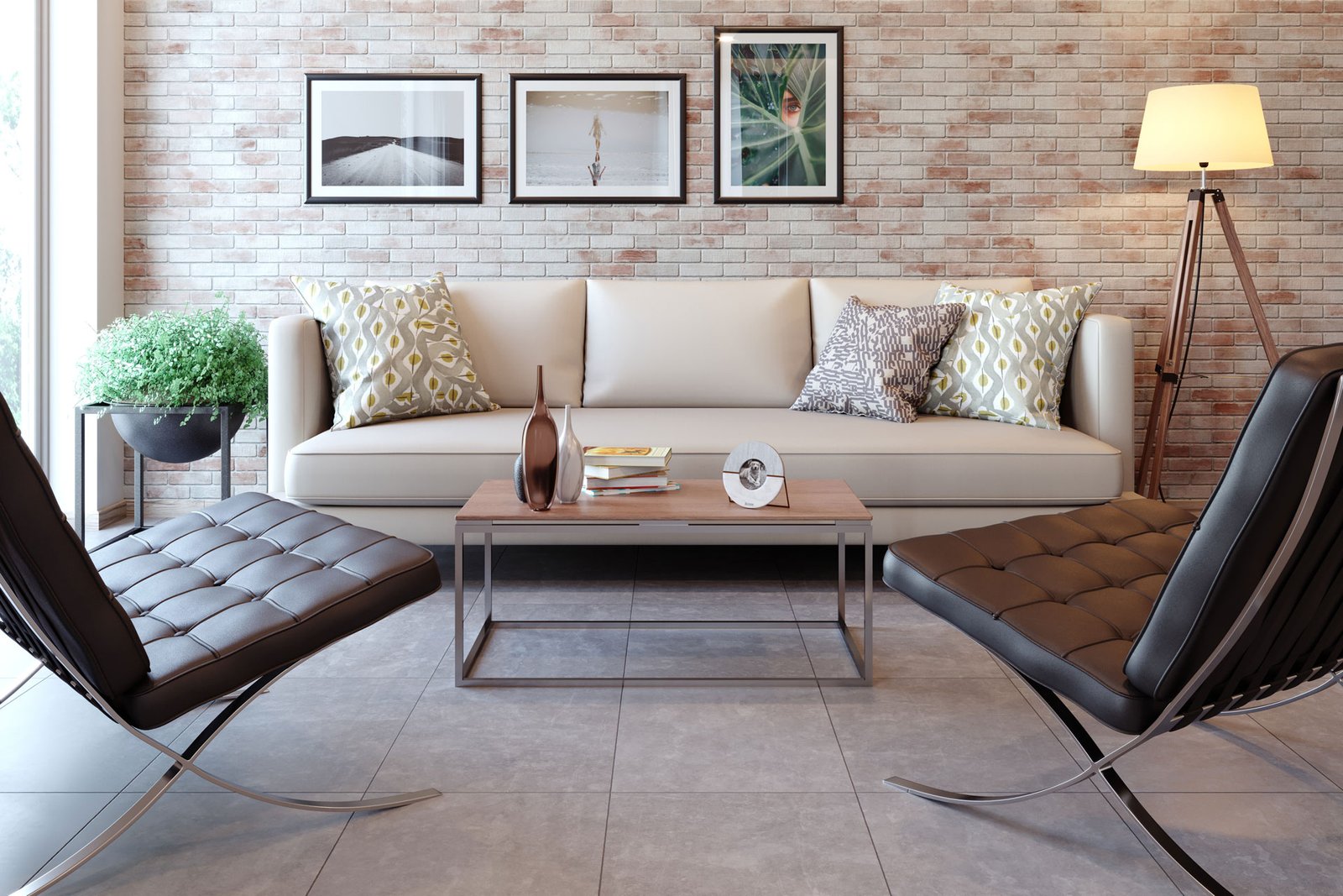 Salotto moderno - Render